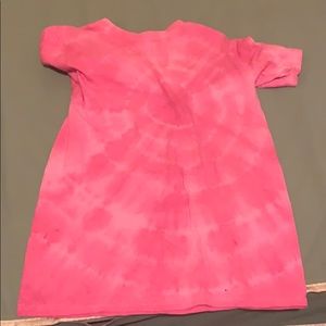 Hi I am selling a pink tie-dyed shirt